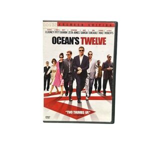 Oceans Twelve DVD Screen Edition George Clooney‎ Brad Pitt Tested Works